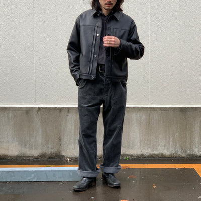 【A.PRESSE】  25SAP-01-01H　1st Type Leather Jacket　