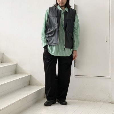 【KANEMASA PHIL.】  46G Atmosphere Stripe L/S Shirt　KM25S-023
