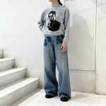 【M A S U】 "MASU X VAN JAC" LEGEND SWEATSHIRT M25K6CS016 / "MASU BOYS” EMBLEM BAGGY JEANS B25K6PT003