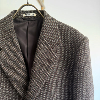 【AURALEE】 ALPACA WOOL SILK TWEED