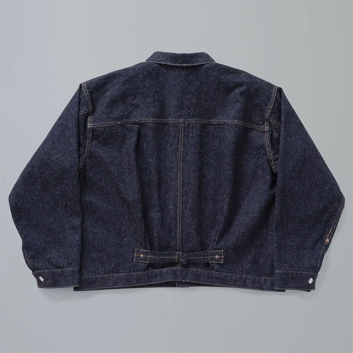 New Manual/ニューマニュアル】#023 LV T-BACK DENIM JACKET BLEACH 
