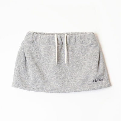 【HOLIDAY/ホリデイ】<br>THERMAL PRO FLEECE TUCK MINI SKIRT <br>24202022