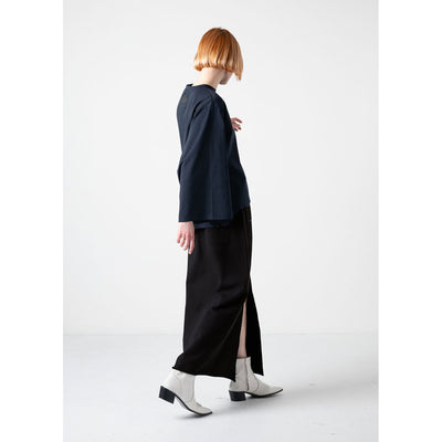 【COGTHEBIGSMOKE/コグ ザ ビックスモーク】<br>KATHLEEN FRONT SLIT SKIRT <br>11601-181-1112-1