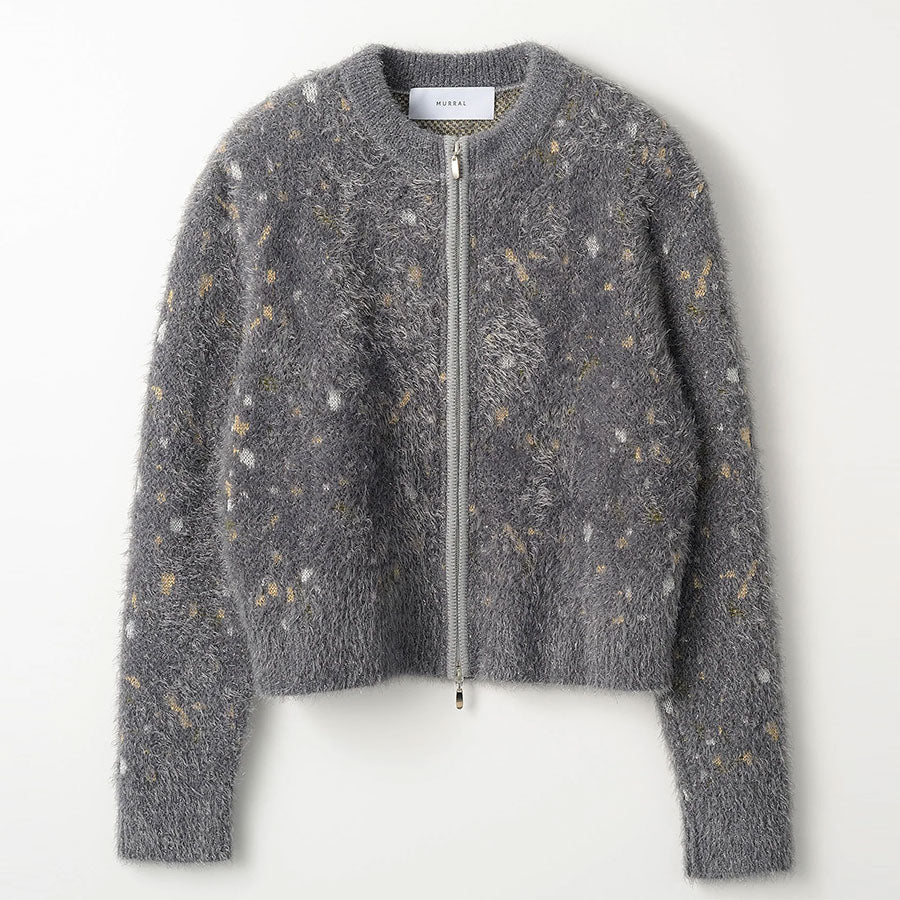 【MURRAL/ミューラル】<br>Twinkle knit cardigan <br>242-0405