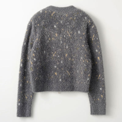 【MURRAL/ミューラル】<br>Twinkle knit cardigan <br>242-0405