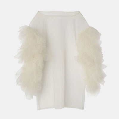 【MARGE/マージ】<br>Tulle decorative sleeve p/o <br>1006-0102-254