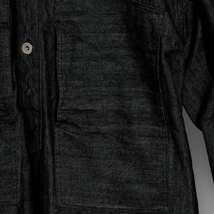 FOUNDOUR/ファウンダ】BLACK DENIM PULLOVER 015FD261023の通販