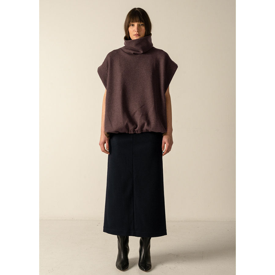 【COGTHEBIGSMOKE/コグ ザ ビックスモーク】<br>GISELE ROLLNECK GILET <br>9101-159-721-1