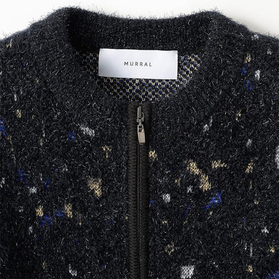 【MURRAL/ミューラル】<br>Twinkle knit cardigan <br>242-0405