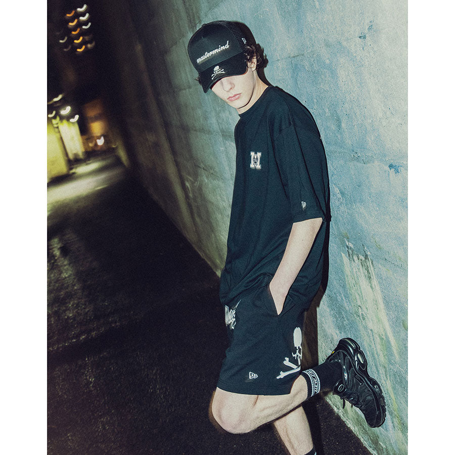 mastermind JAPAN×NEW ERA】HW CT S PANTS MMJSCRIPT BLK WHT MJ26C16