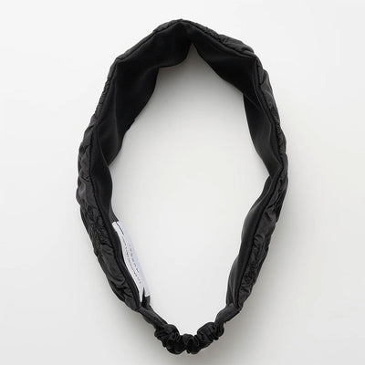 【MURRAL/ミューラル】<br>Dahlia shrinking embroidery headband <br>242-1701