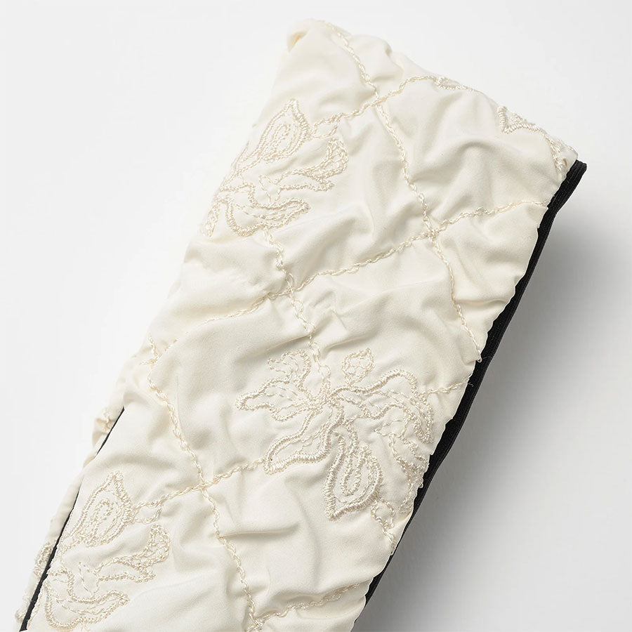 【MURRAL/ミューラル】<br>Dahlia shrinking embroidery headband <br>242-1701