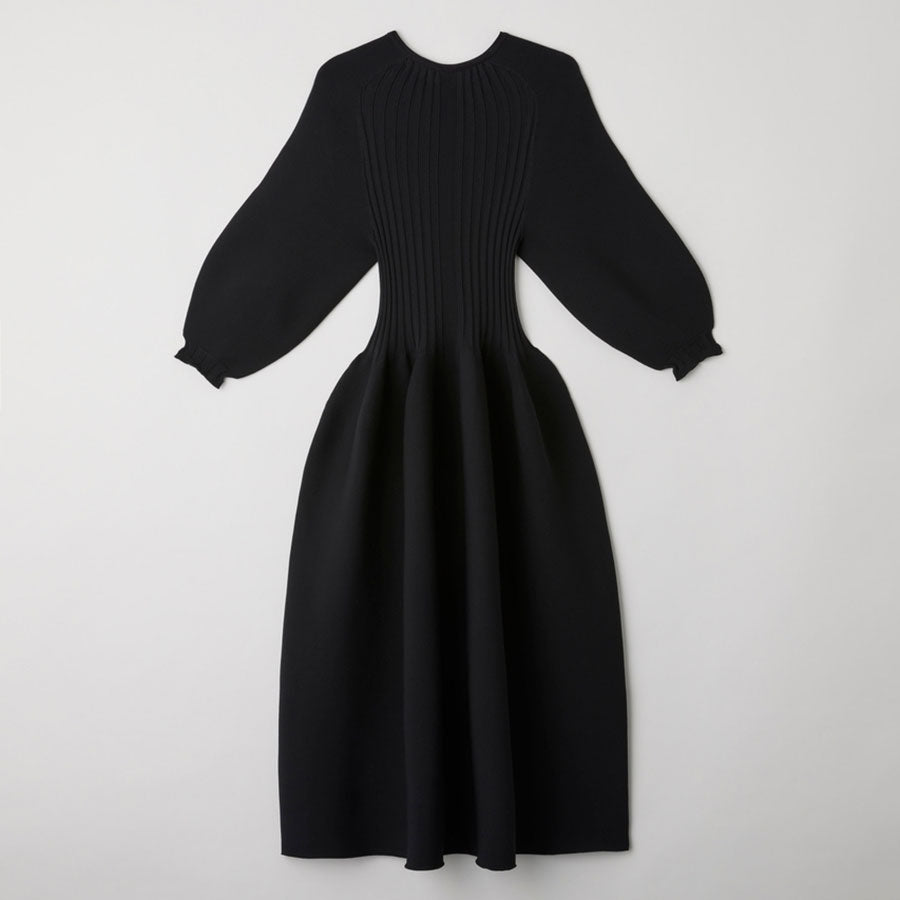 CFCL/シーエフシーエル】POTTERY LONG PUFF SLEEVE DRESS CF006KH079の