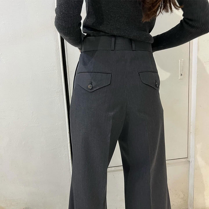 THE RERACS/ザ・リラクス】THE SLACKS FLARE 24FW-REPT-231L-Jの