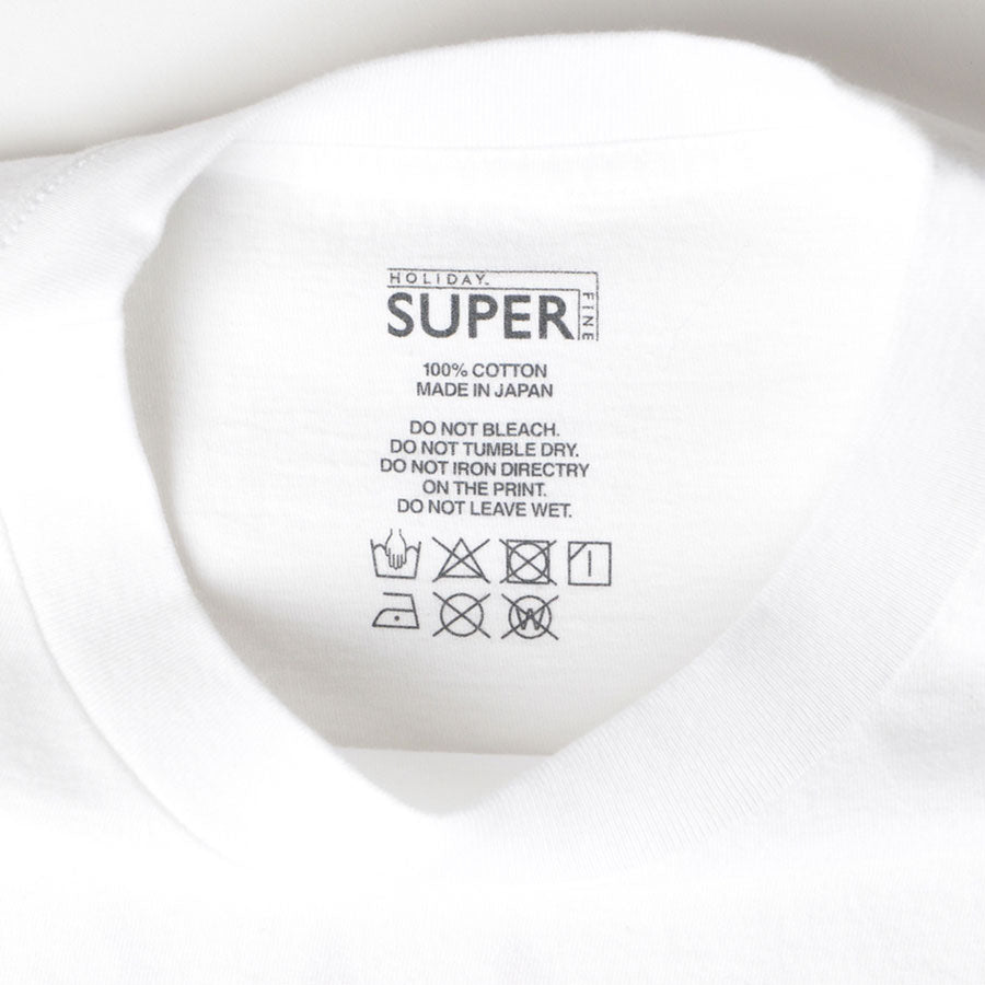 【HOLIDAY/ホリデイ】<br>SUPER FINE L/S T-SHIRT (CIRCLE LOGO) <br>24201001