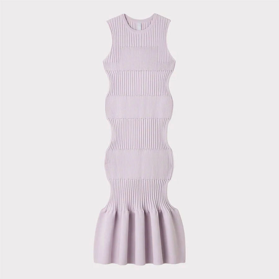 CFCL/シーエフシーエル】FLUTED SLEEVELESS MERMAID DRESS