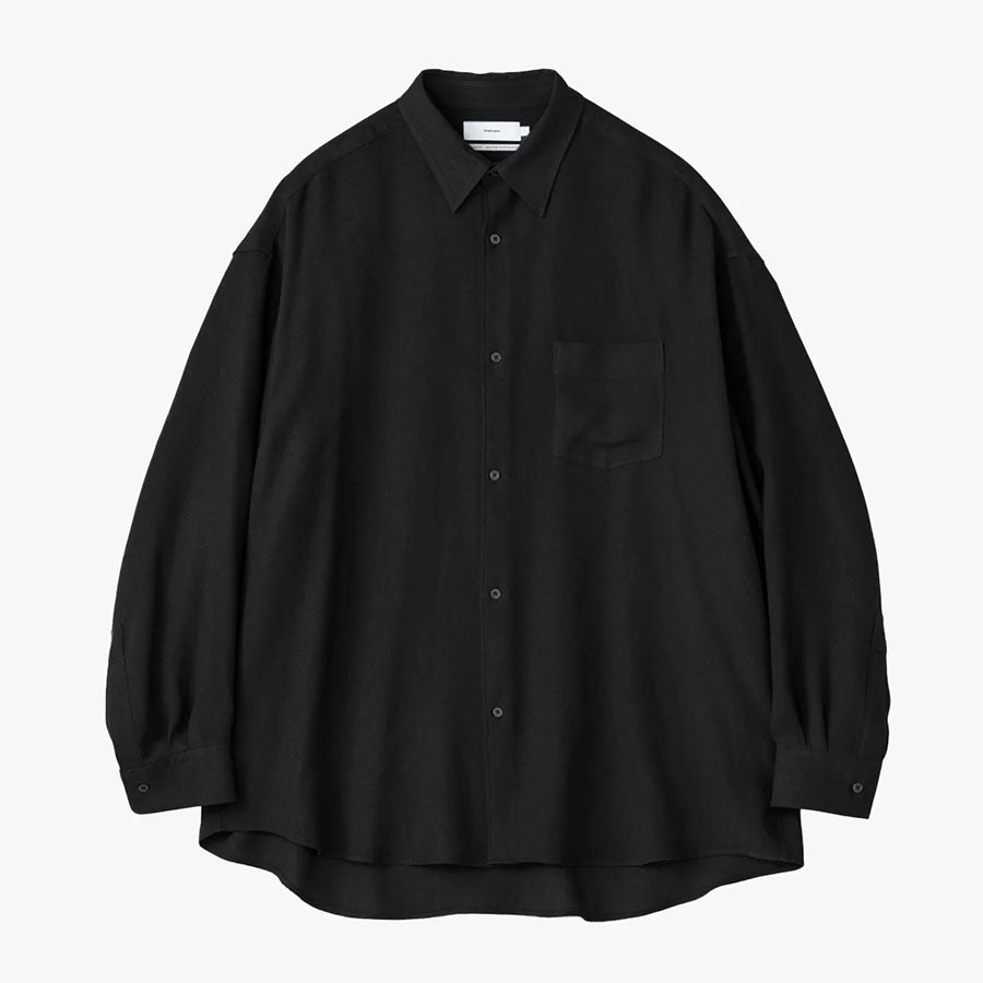 Graphpaper/グラフペーパー】Viscose Wool Viyella Oversized Regular Collar Shirt  GM243-50058の通販 「ONENESS ONLINE STORE」