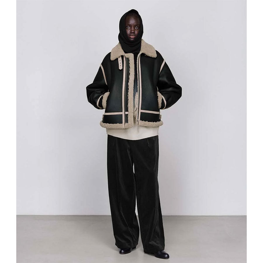 【Graphpaper/グラフペーパー】<br>Suvin Corduroy Wide Straight Trousers <br>GU253-40366