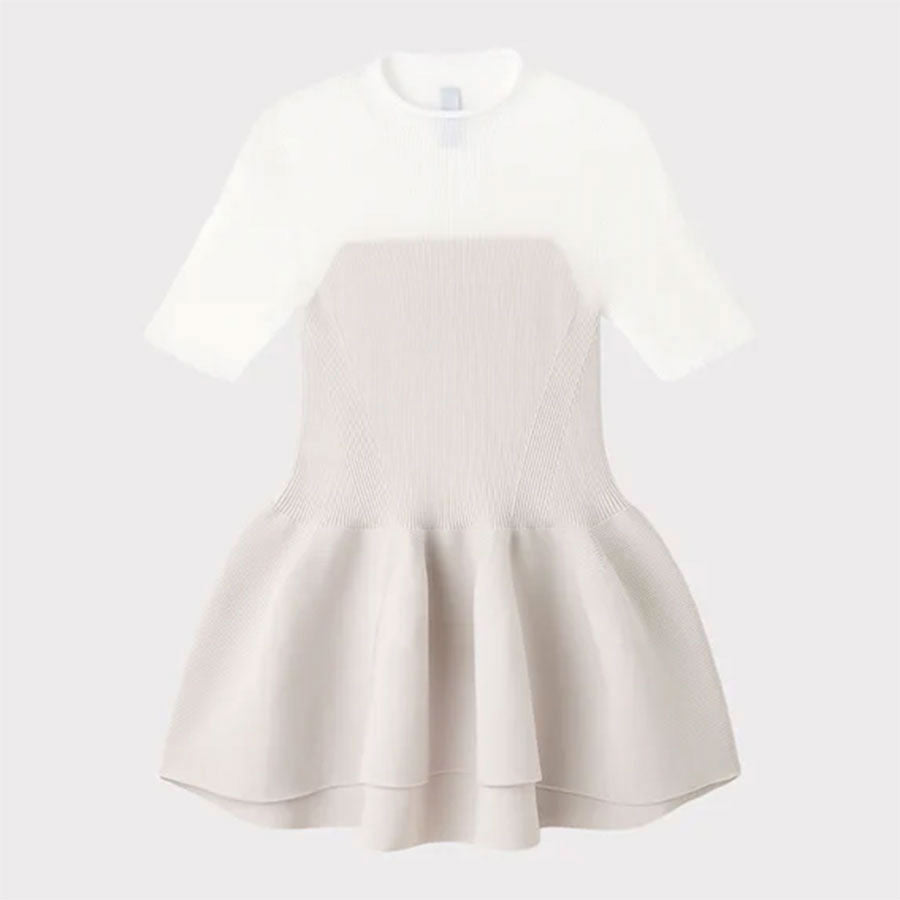 CFCL/シーエフシーエル】POTTERY LUCENT DECOLLETAGE SHORT SLEEVE TOP