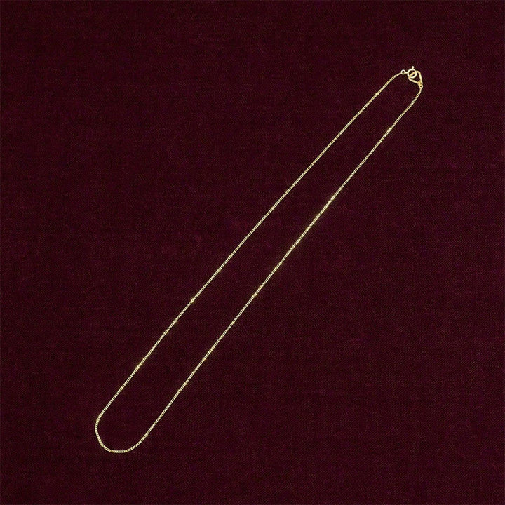 UNUSED/アンユーズド】K10 FLAT LINK CHAIN NECKLACE (喜平) UH0621の