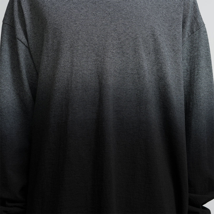 【Graphpaper/グラフペーパー】<br>Gradient Border L/S Tee <br>GU253-70511