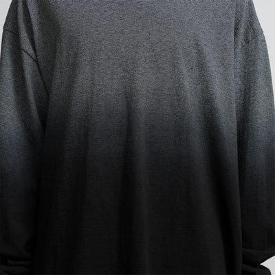 【Graphpaper/グラフペーパー】<br>Gradient Border L/S Tee <br>GU253-70511