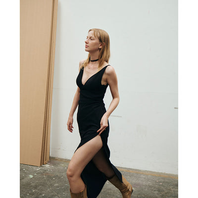 【PHOTOCOPIEU/フォトコピュー】<br>DRAPED BUSTIER DRESS (NURIA) <br>251NRI