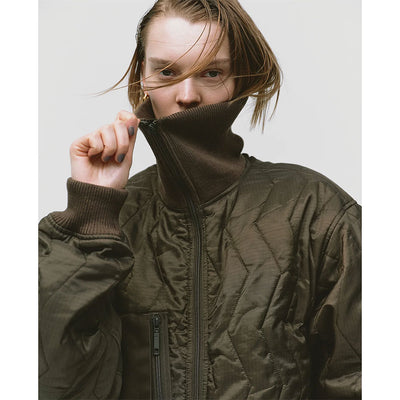 【DAIWA PIER39/ダイワピアサーティナイン】<br>TECH ARMY QULTING HIGH NECK JACKET <br>BW-44025W