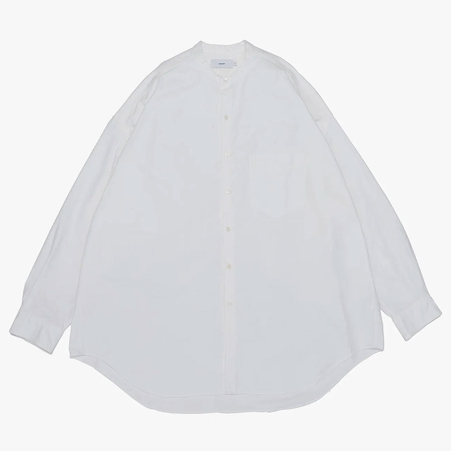 Graphpaper/グラフペーパー】Oxford L/S Oversized Band Collar Shirt
