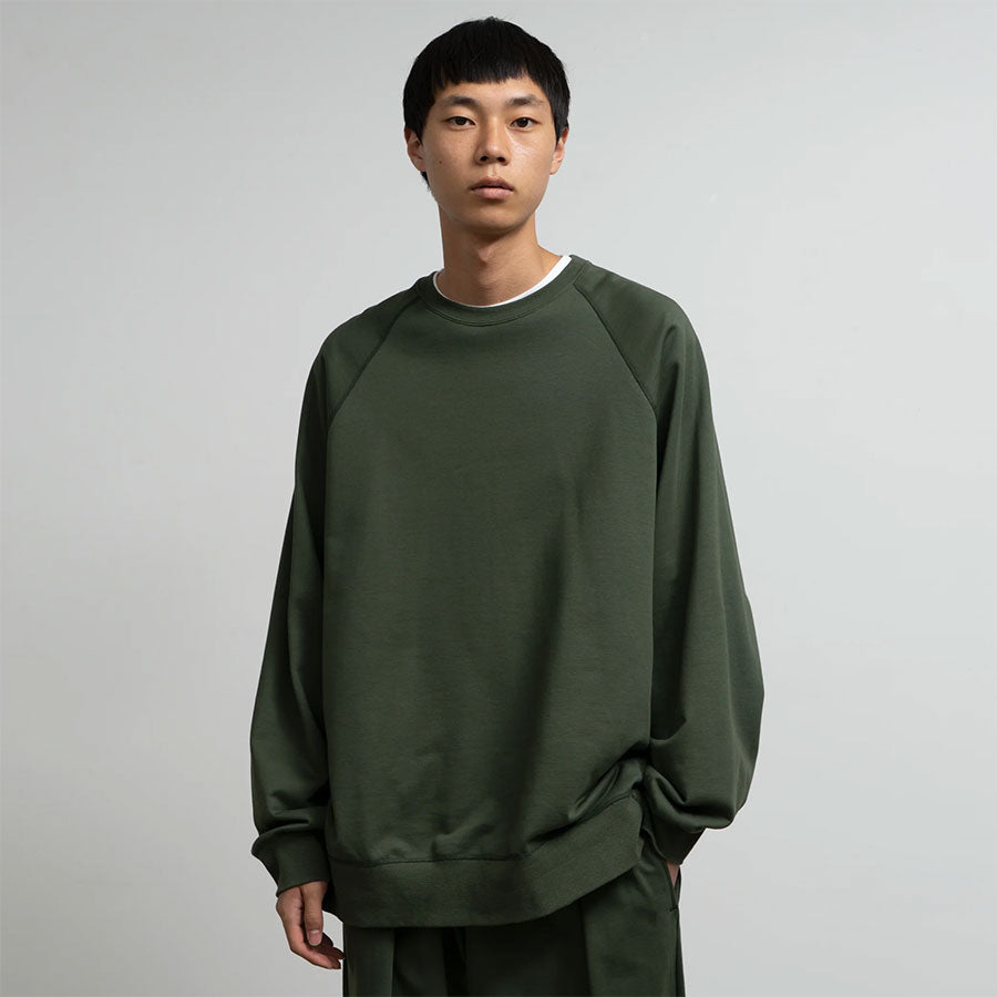 【Graphpaper/グラフペーパー】<br>Hard Terry Crew Neck Sweat <br>GM253-70195C