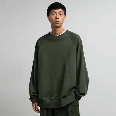 【Graphpaper/グラフペーパー】<br>Hard Terry Crew Neck Sweat <br>GM253-70195C