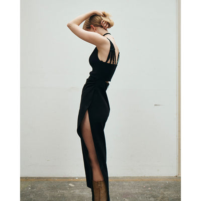 【PHOTOCOPIEU/フォトコピュー】<br>DRAPED BUSTIER DRESS (NURIA) <br>251NRI