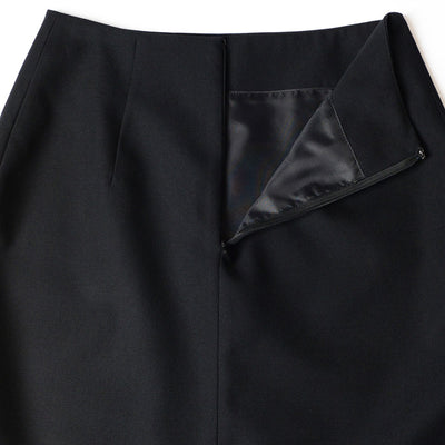 【HOLIDAY/ホリデイ】<br>WOOL TWILL SLIM SKIRT <br>25202002