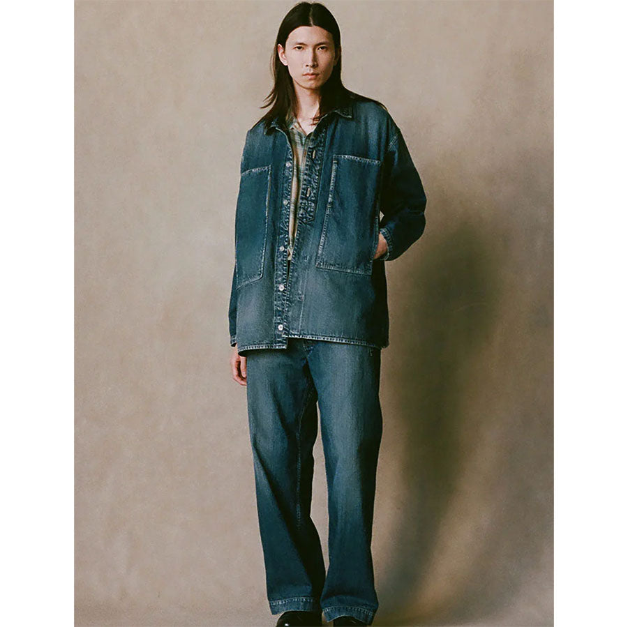 【NICENESS/ナイスネス】<br>I.MARR / I.マー (エイジドエフェクトデニムトラウザー) <br>NN-2202T16
