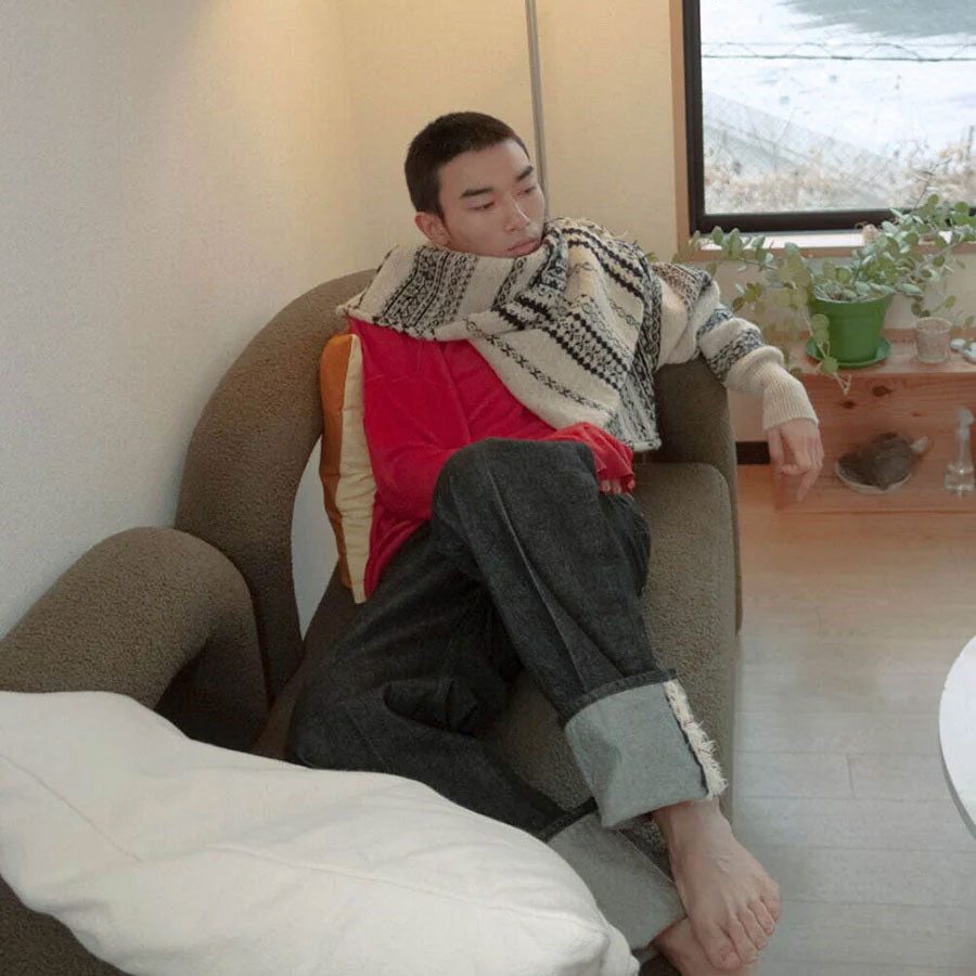 【Kota Gushiken/コウタグシケン】<br>Jumper-ish Scarf - Jamieson’s×Kota Gushiken <br>KGAW25-K05