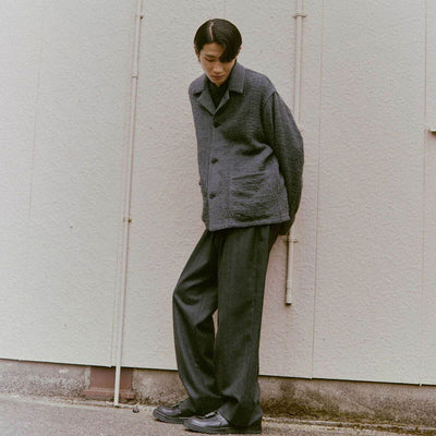 【nonnotte/ノノット】<br>Draping Shirt Jacket <br>N-25A-021