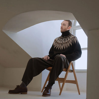【MARKAWARE/マーカウェア】<br>SNOW PATTERN DRIVER'S JUMPER <br>A23C-12SW03C