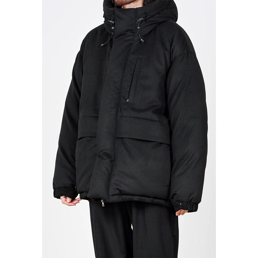【MARKAWARE/マーカウェア】<br>CASHMERE DOWN JACKET (BLACK) <br>A23C-19BL01C