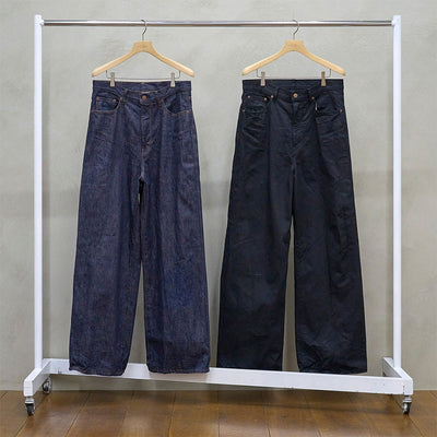 【UNUSED/アンユーズド】<br>13oz wide denim pants <br>UW1158