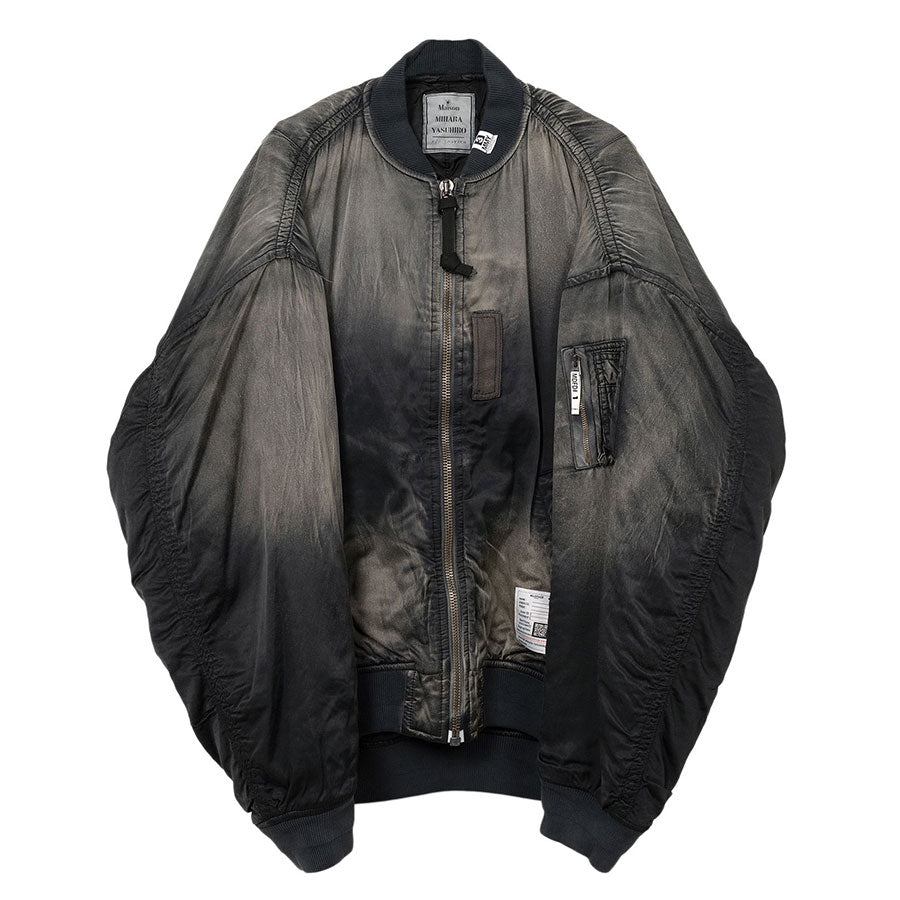 【Maison MIHARA YASUHIRO】<br>Distressed Flight Jacket <br>J13BL151