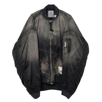 【Maison MIHARA YASUHIRO】<br>Distressed Flight Jacket <br>J13BL151