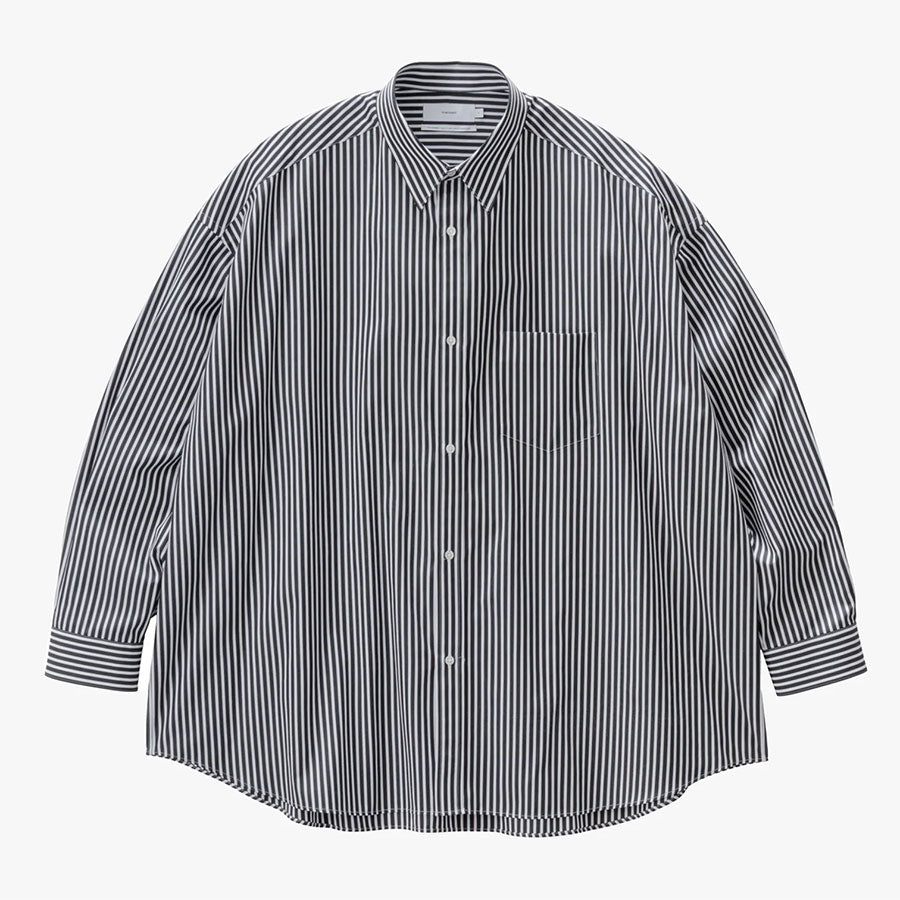 【Graphpaper/グラフペーパー】<br>High Count Regular Collar Round Cut Oversized Shirt <br>GM253-50030C