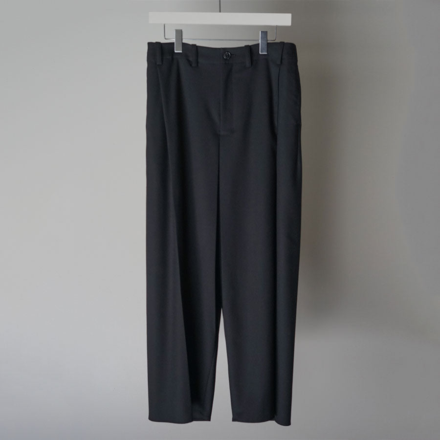 【nonnotte/ノノット】<br>Draping Crotch Box Pleats Trousers <br>N-24A-005