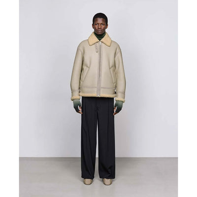 【Graphpaper/グラフペーパー】<br>Sheep Mouton B-3 Flight Jacket <br>GM253-30454