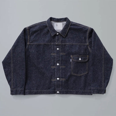 【New Manual/ニューマニュアル】<br>#023 LV T-BACK DENIM JACKET BLEACH ONE-WASHED <br>JK-YY-0011