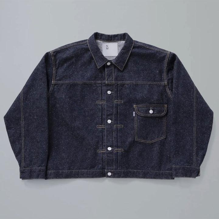New Manual/ニューマニュアル】#023 LV T-BACK DENIM JACKET BLEACH