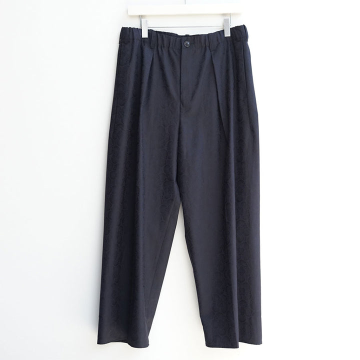 Nonnotte ワイド トラウザース, Geometric – Navyblue