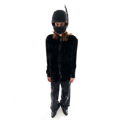【M A S U/エムエーエスユー】<br>VICRORIAN ZIP-UP SHIRT <br>M25F9SL002