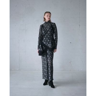 【EBONY/エボニー】<br>Embroidery Lace Tops <br>E23AW/T-02