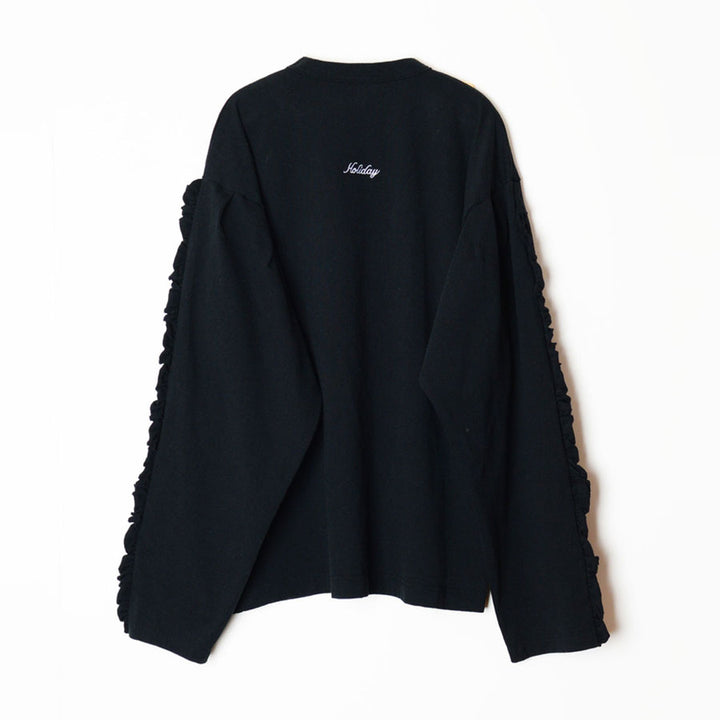 HOLIDAY/ホリデイ】SUPER FINE DRY RUFFLE RUFFLE L/S TOPS 26101105の
